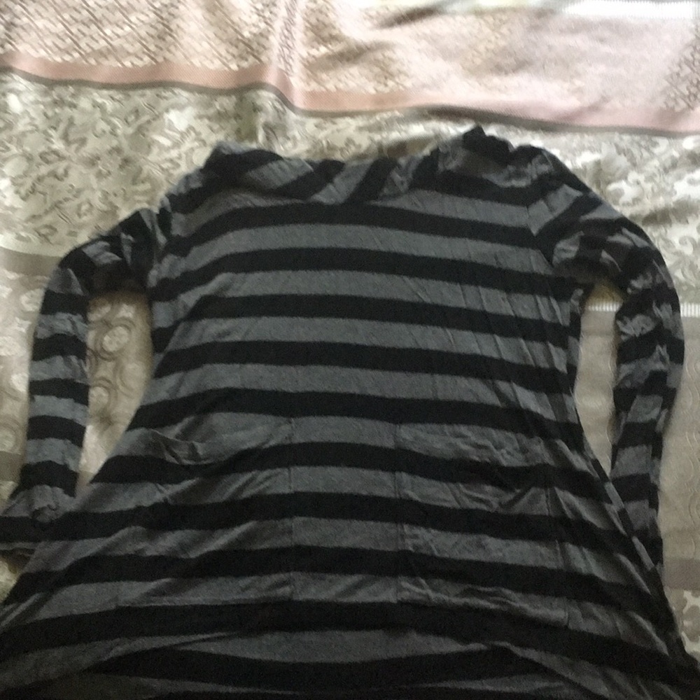 Grey turtle neck
